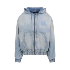 Amiri Ma Denim Zip Hoodie Men